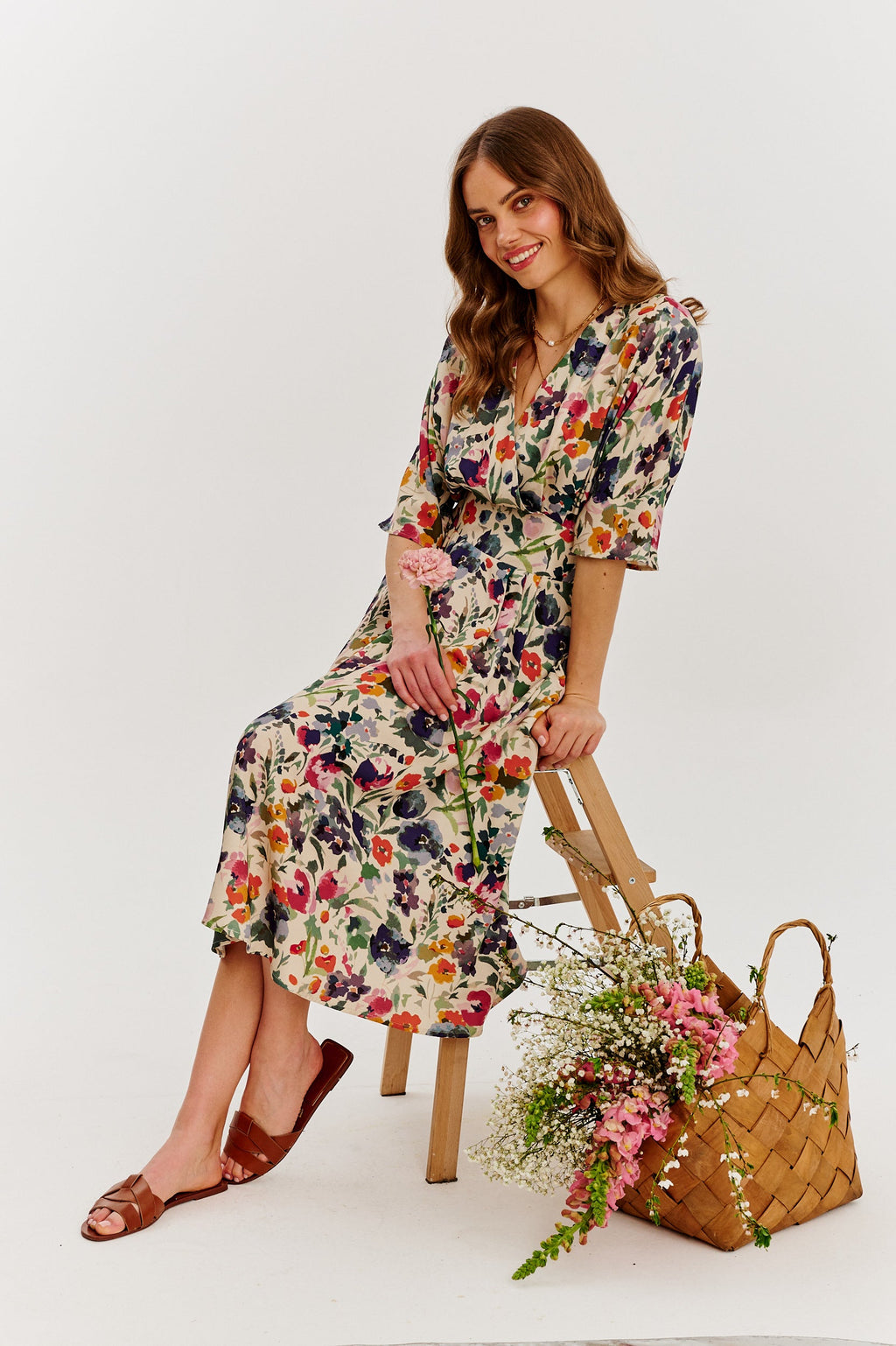 Sukienka midi Blushing Mint