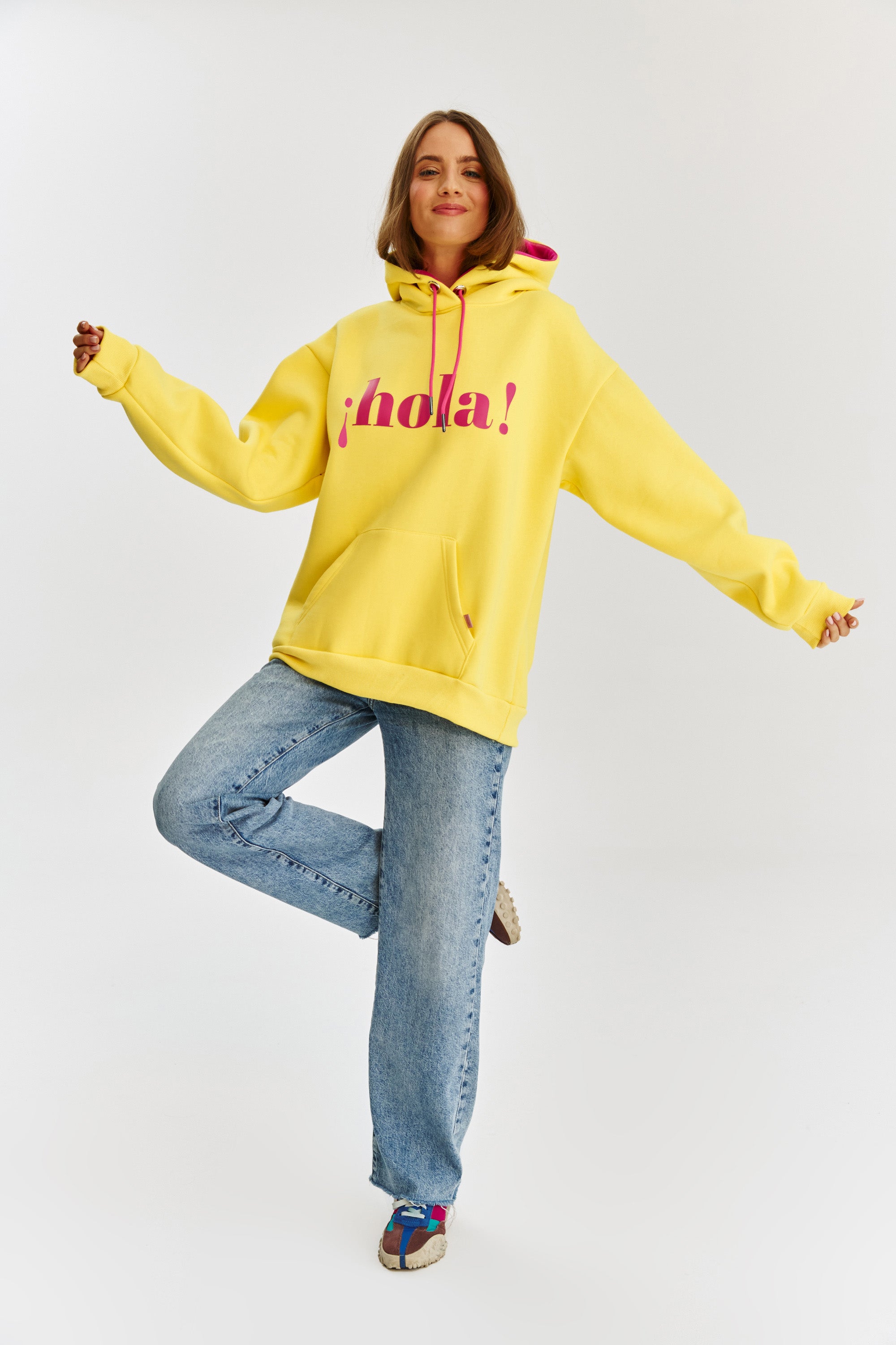 Bluza z kapturem Hola Adios
