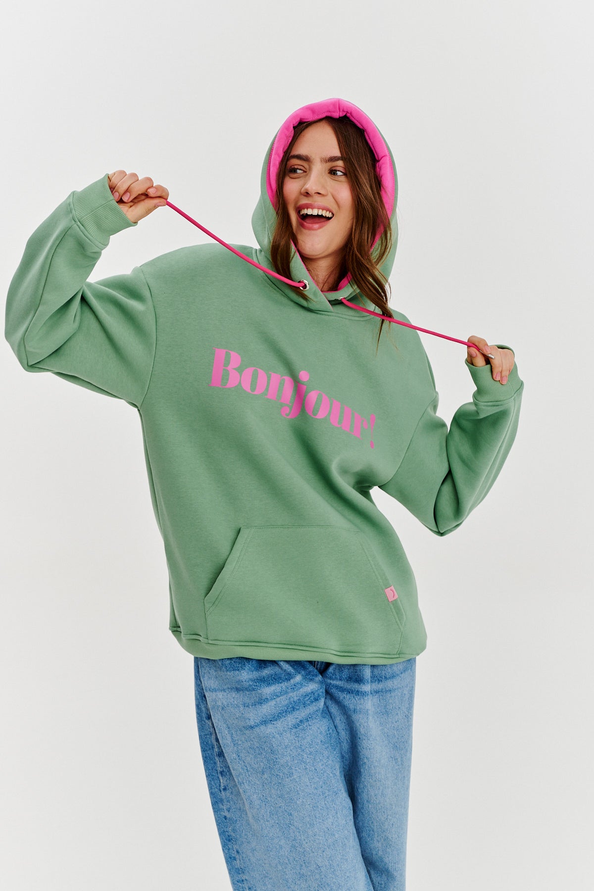 Bluza z kapturem Hola Adios