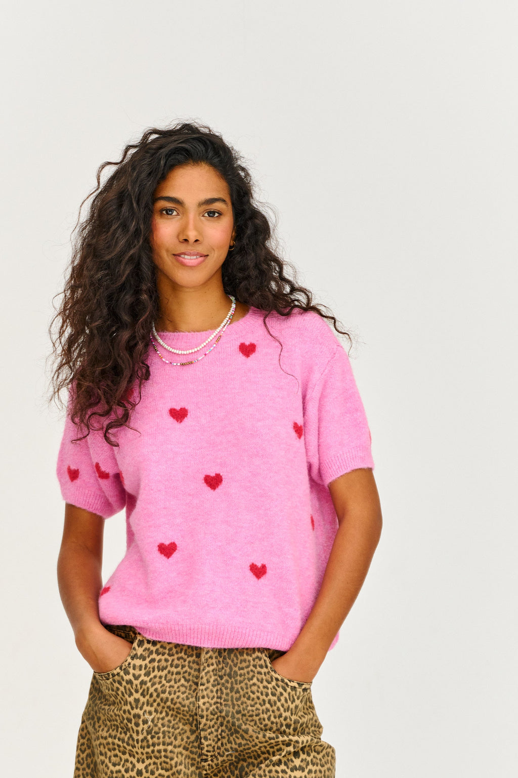 Sweter z krótkim rękawem Heartbeat