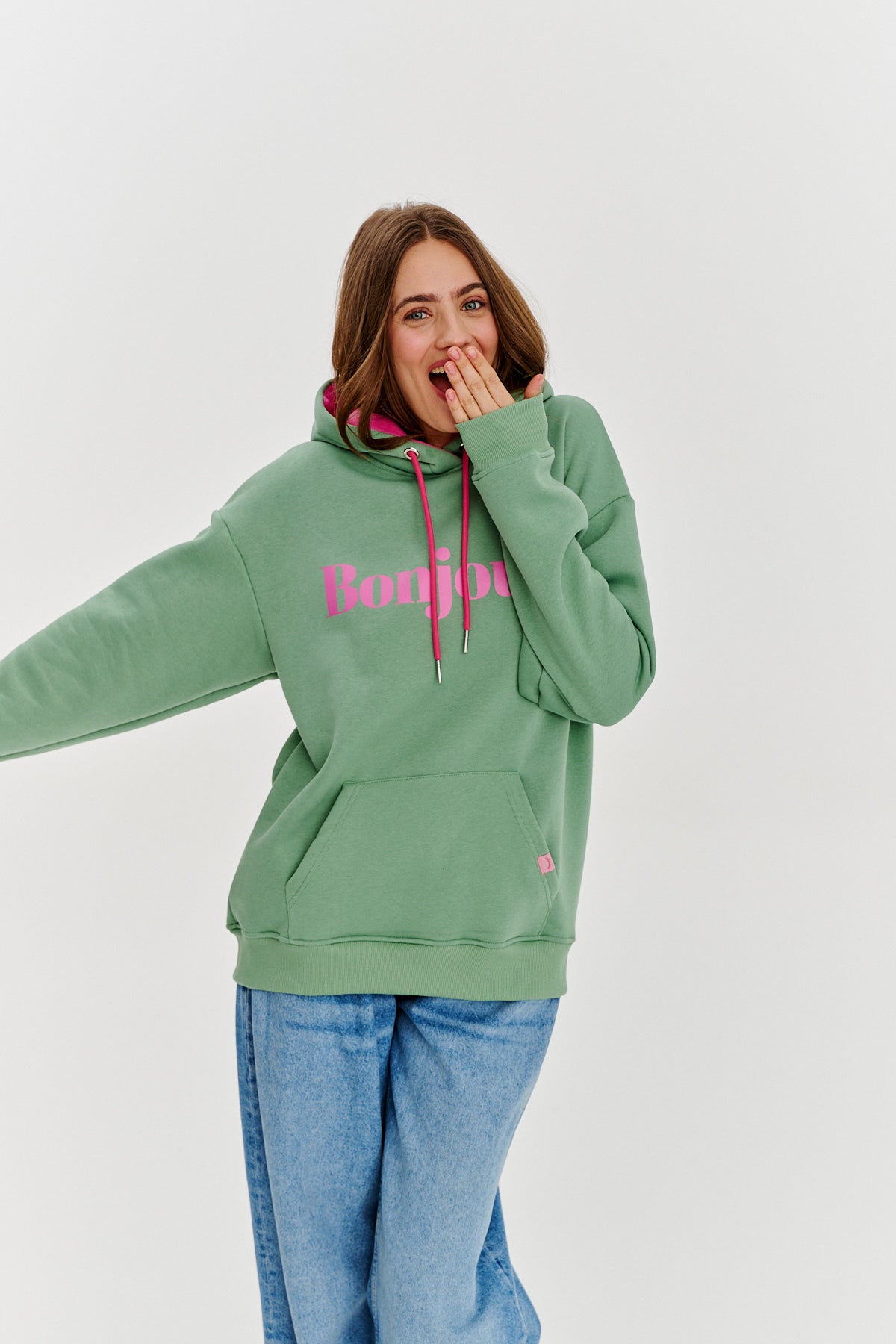 Bluza z kapturem Hola Adios