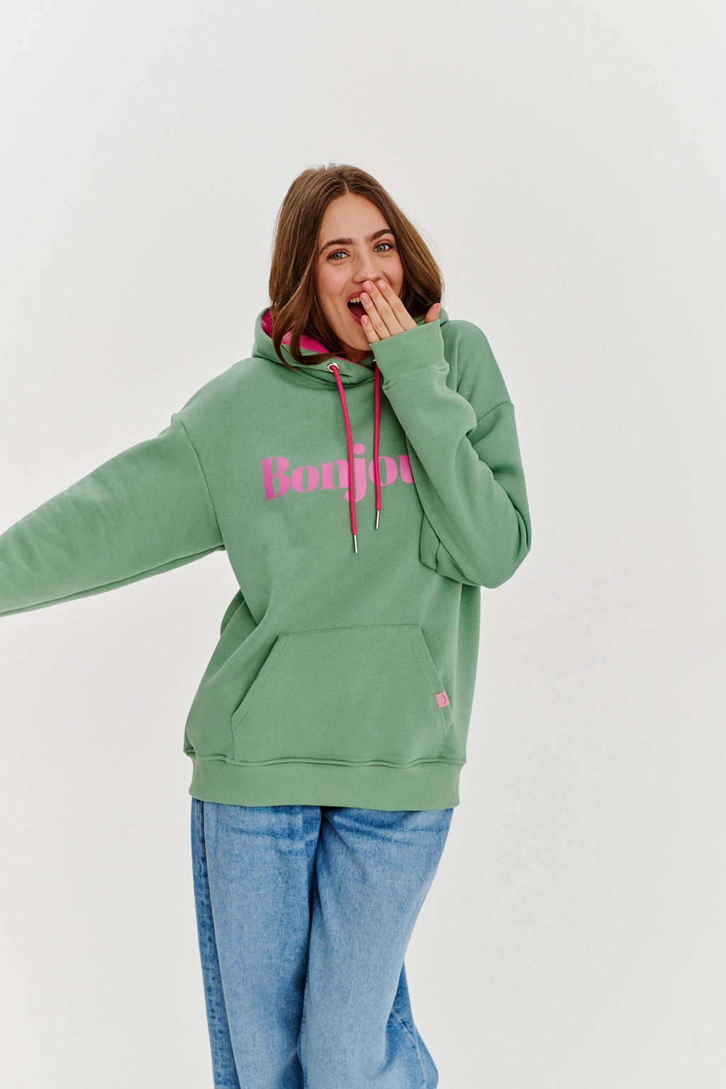 Bluza z kapturem Bonjour Chérie