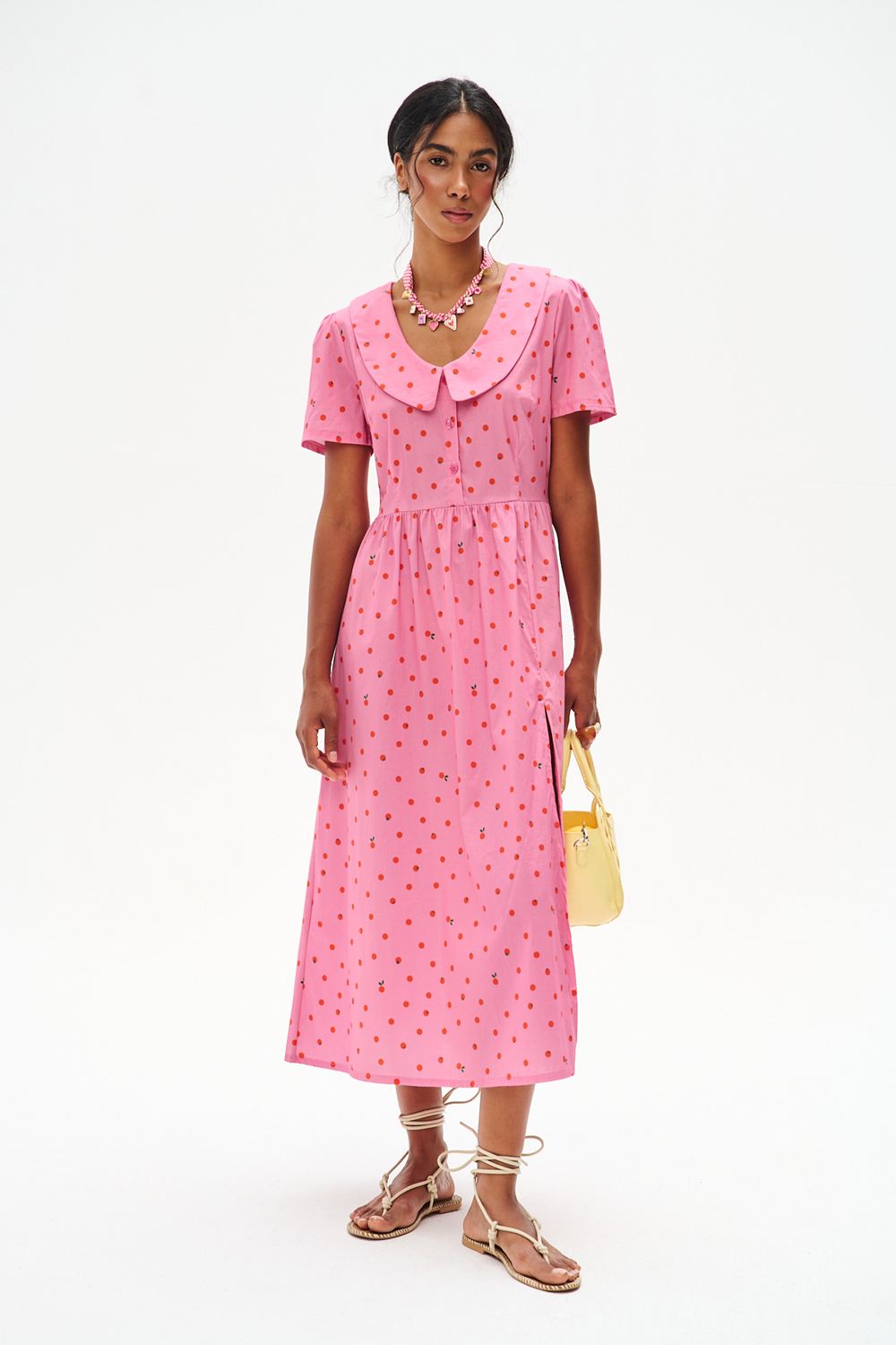 Sukienka midi Pink Pomodorini