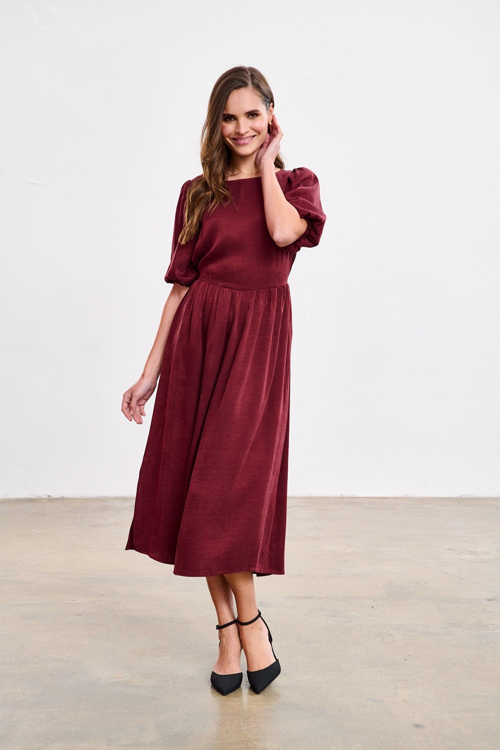 Sukienka midi Black Orchid