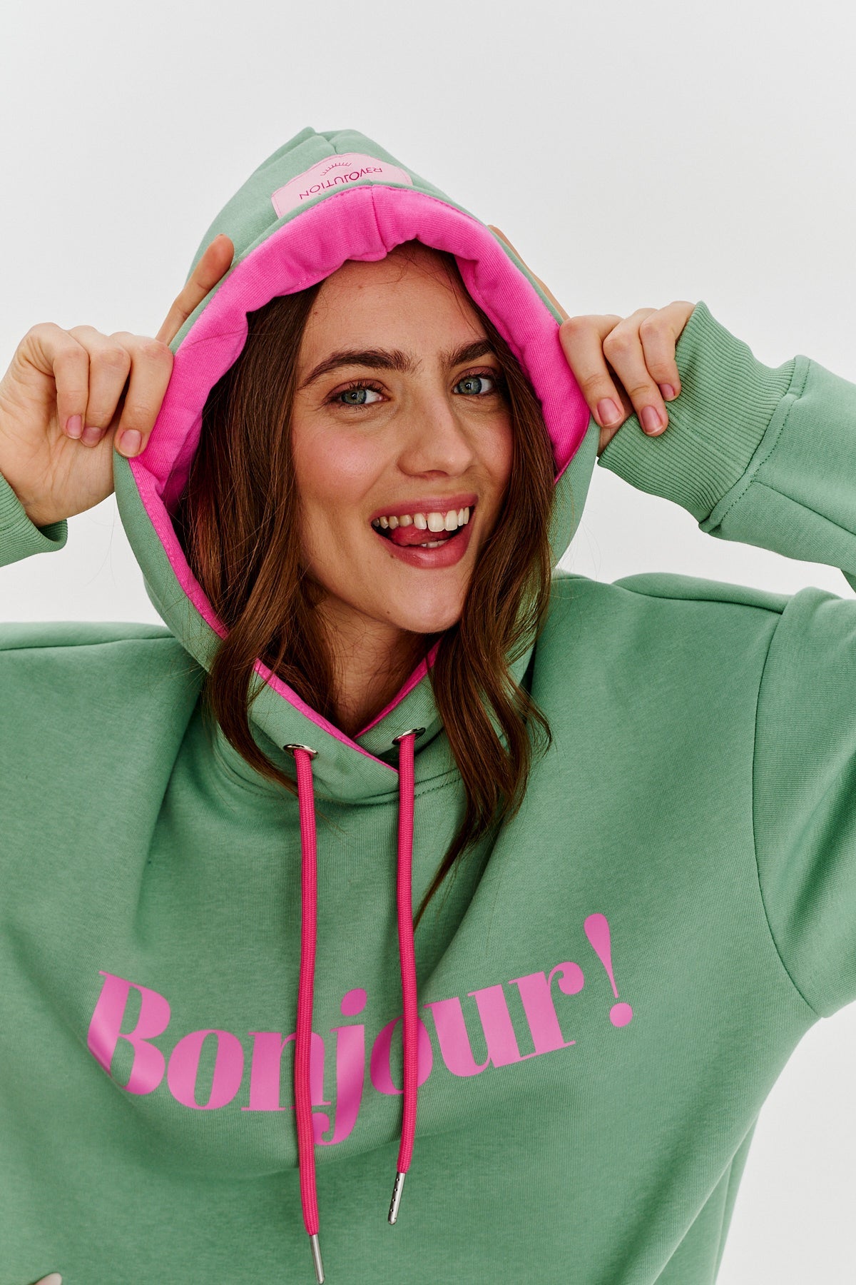 Bluza z kapturem Hola Adios