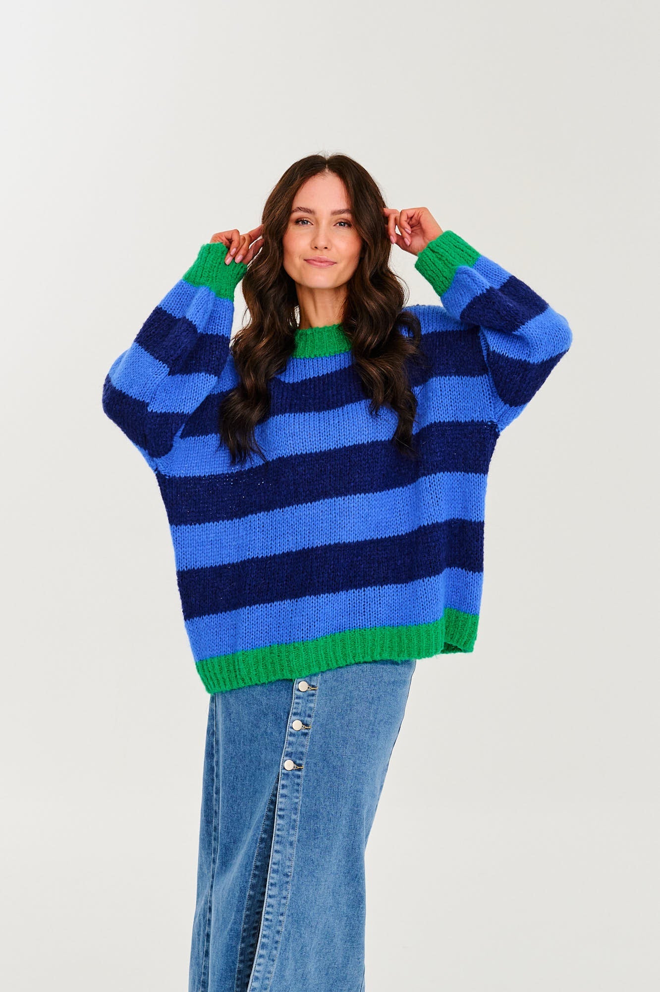 Sweter z wełną Strawberry Cream