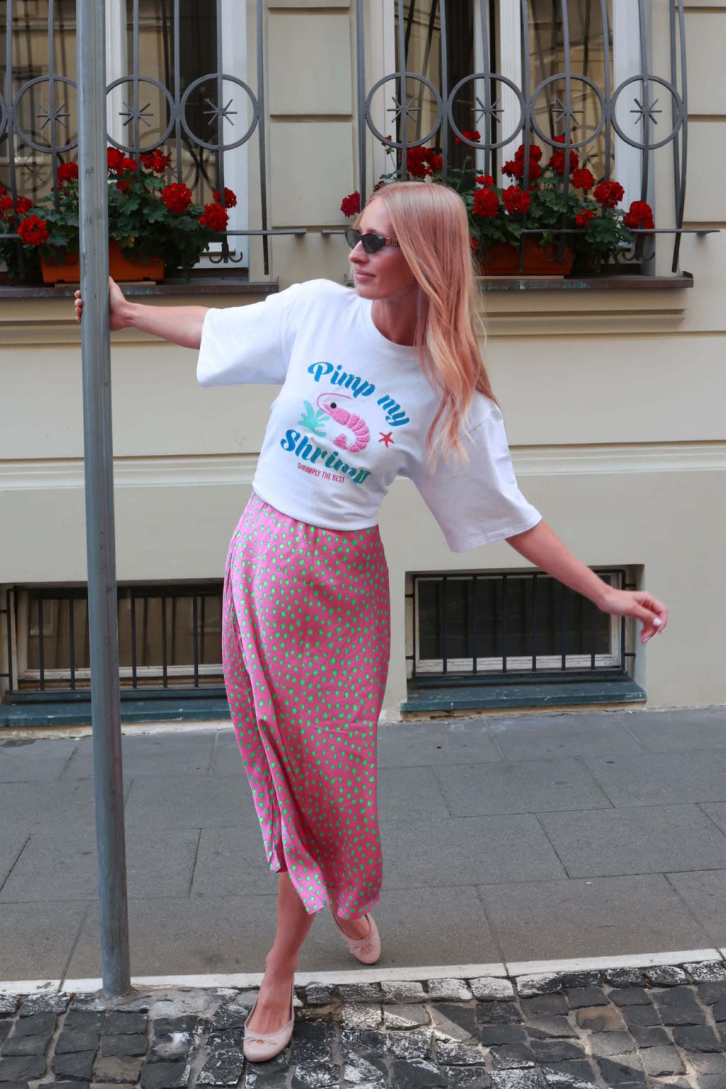 Spódnica midi Mint Drops