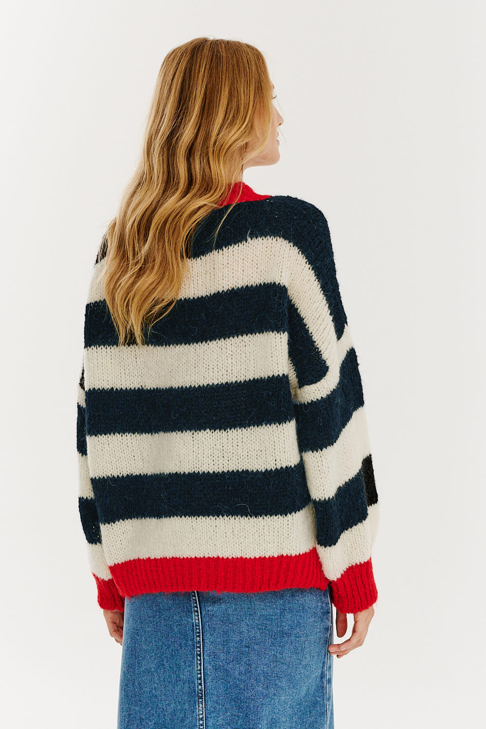 Sweter z wełną Strawberry Cream