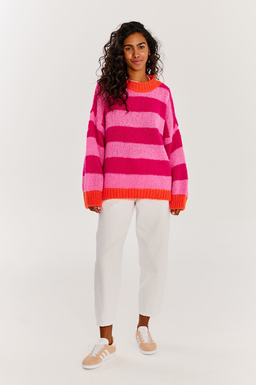 Sweter z wełną Strawberry Cream