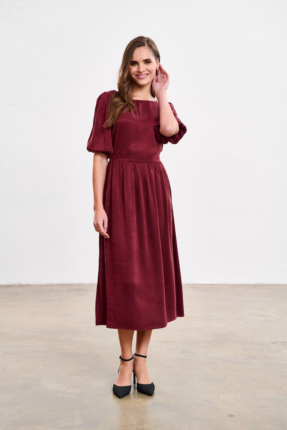 Sukienka midi Black Orchid