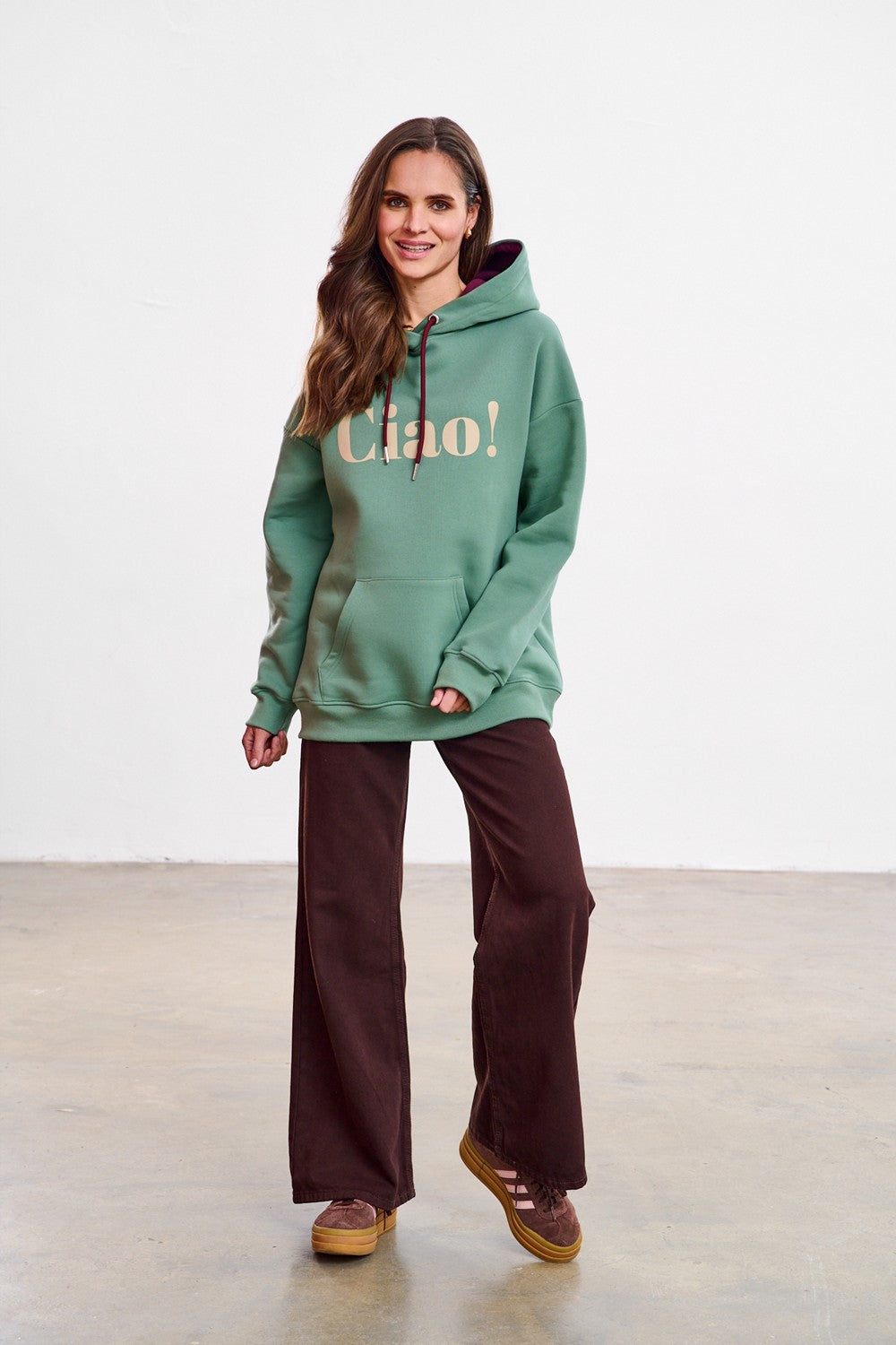Bluza z kapturem Hola Adios