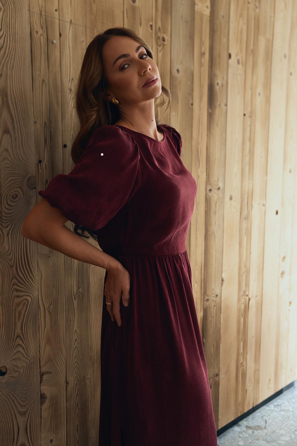 Sukienka midi Black Orchid