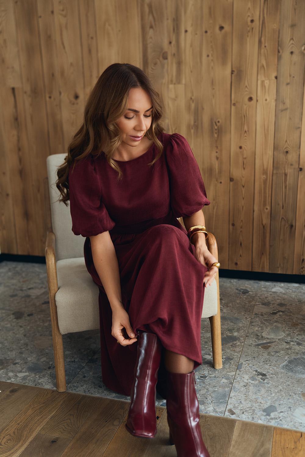 Sukienka midi Mulberry Muse