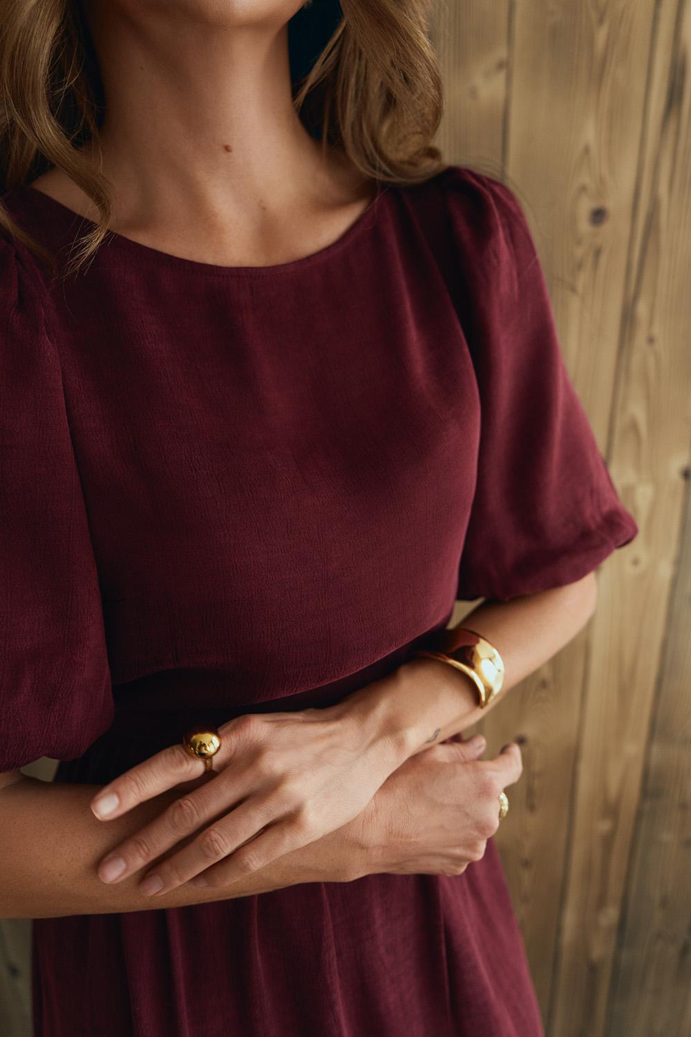 Sukienka midi Mulberry Muse