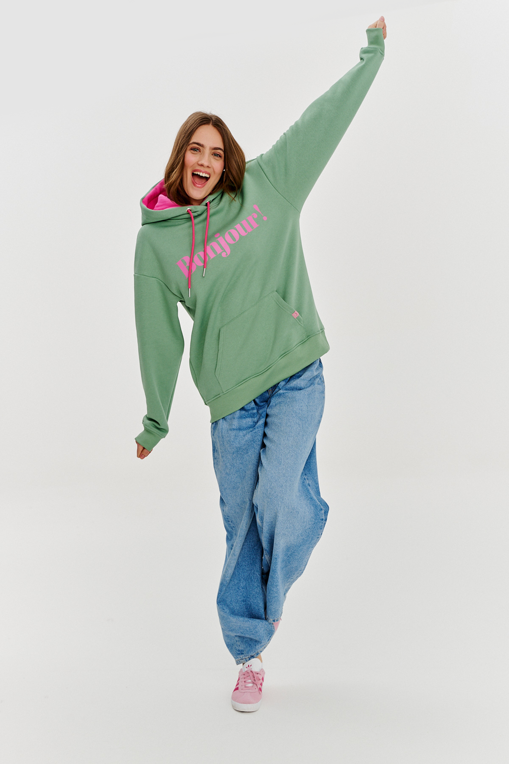 Bluza z kapturem Hola Adios