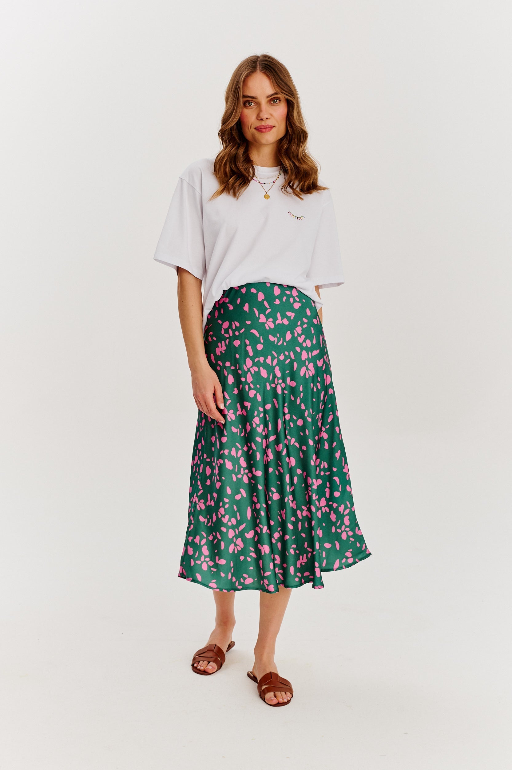 Spódnica midi Mint Drops