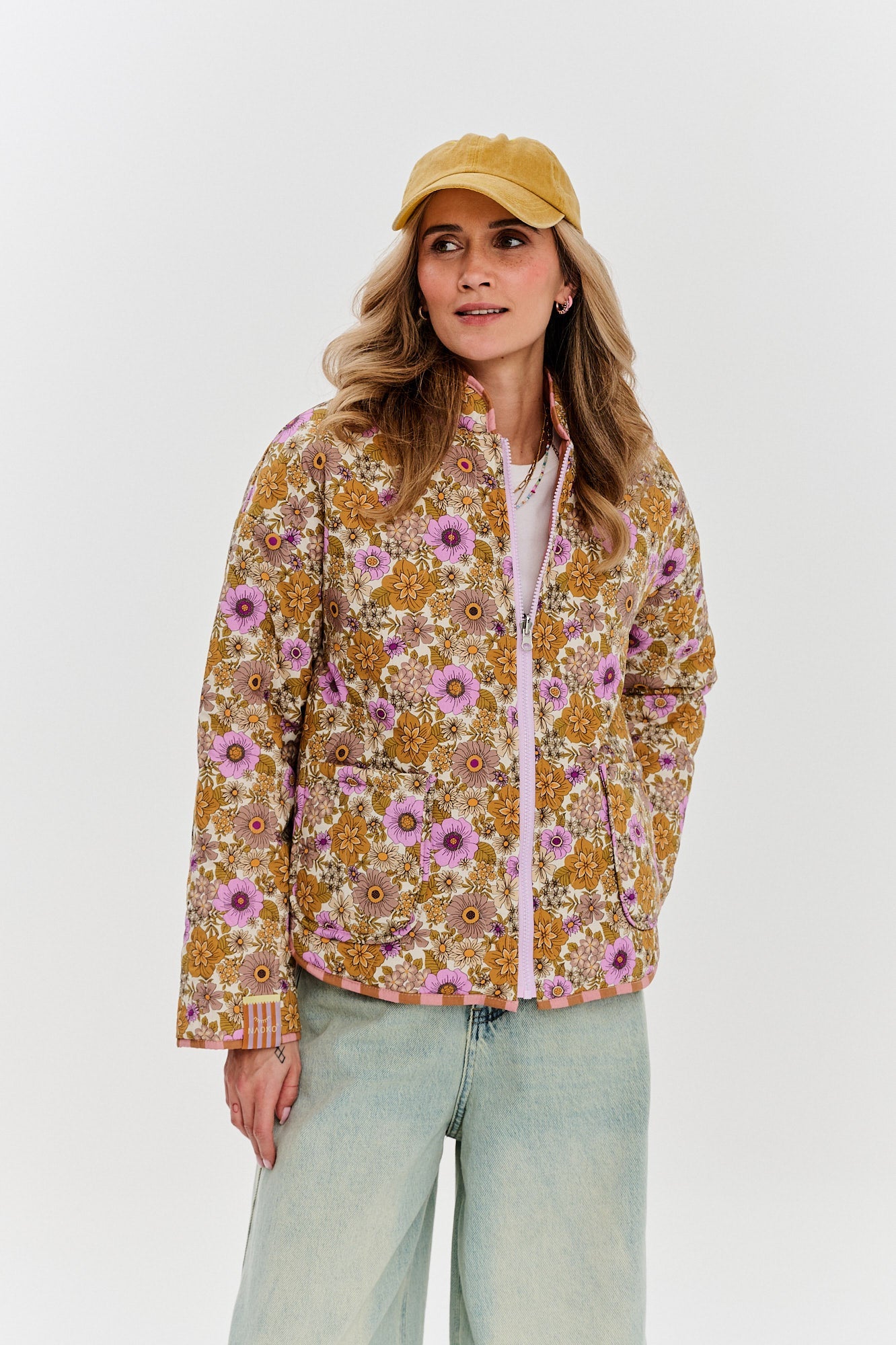 Kurtka dwustronna Peachy Bloom