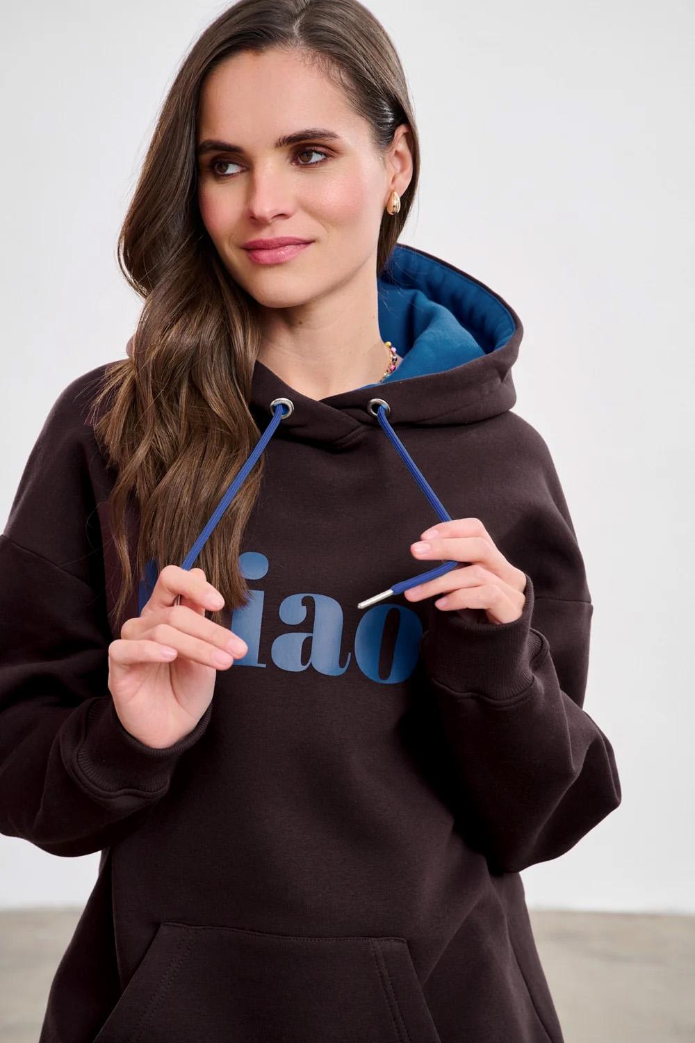 Bluza z kapturem Ciao Arrivederci