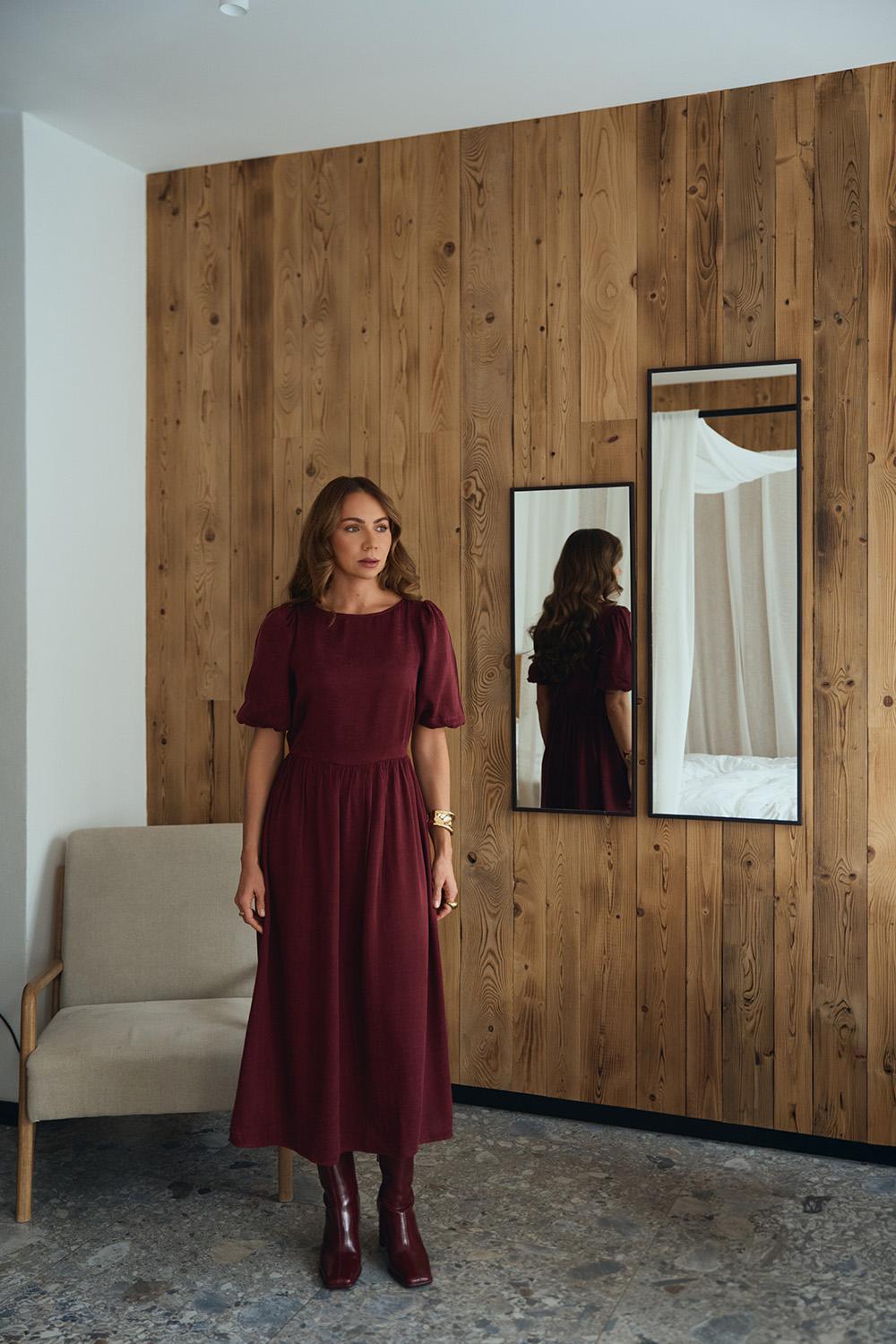 Sukienka midi Mulberry Muse