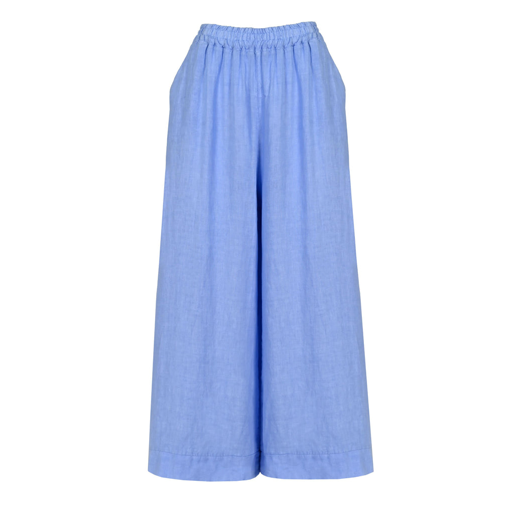 Szerokie spodnie lniane Light Breeze