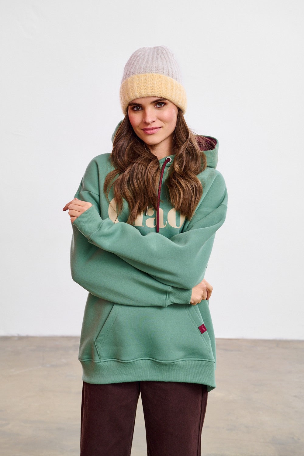 Bluza z kapturem Hola Adios