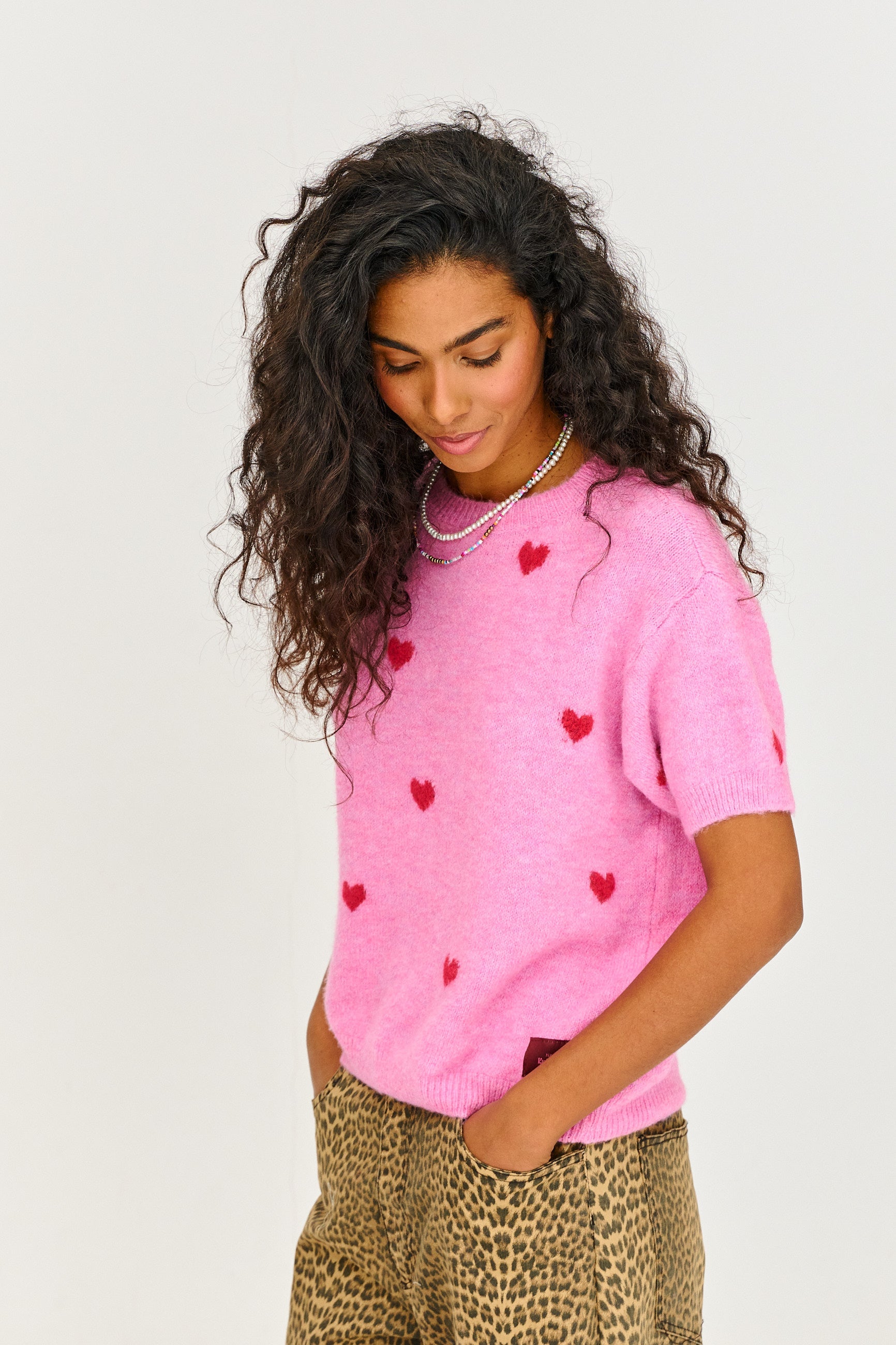 Sweter z krótkim rękawem Heartbeat