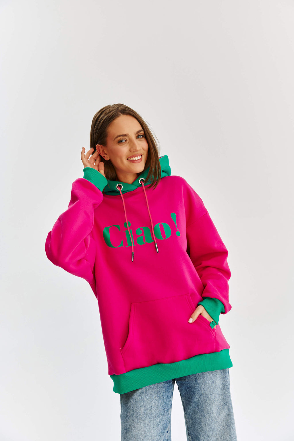 Bluza z kapturem Bonjour Chérie