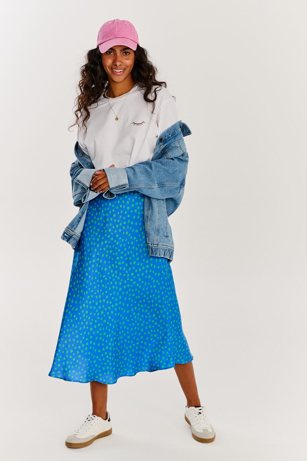 Spódnica midi Mint Drops