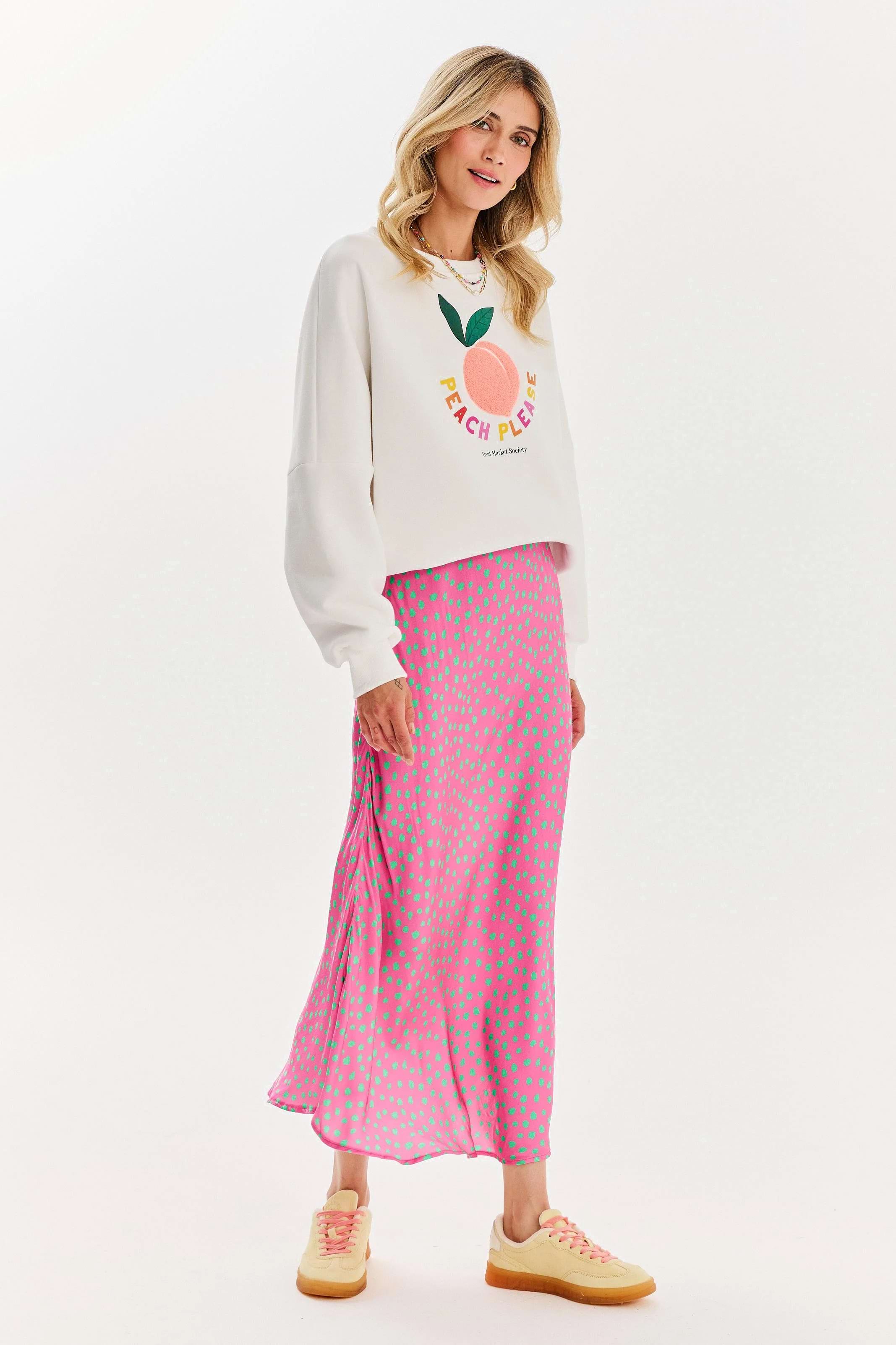 Spódnica midi Mint Drops
