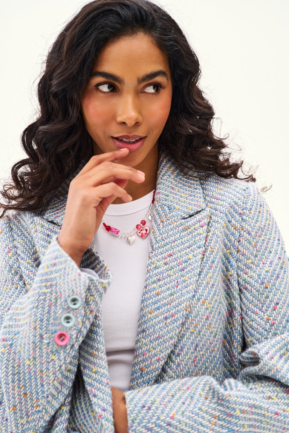 Marynarka Bubble Sky