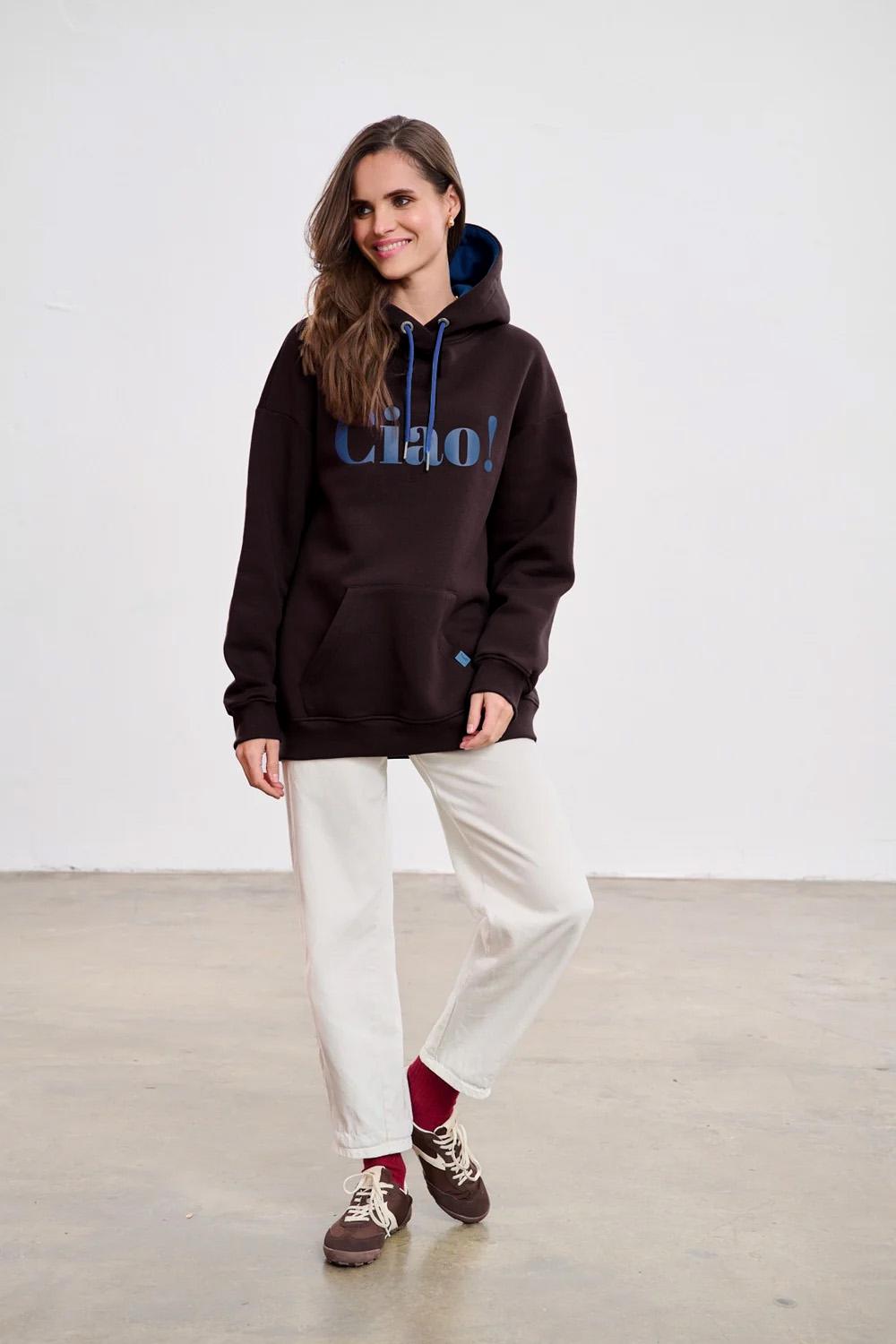 Bluza z kapturem Hola Adios