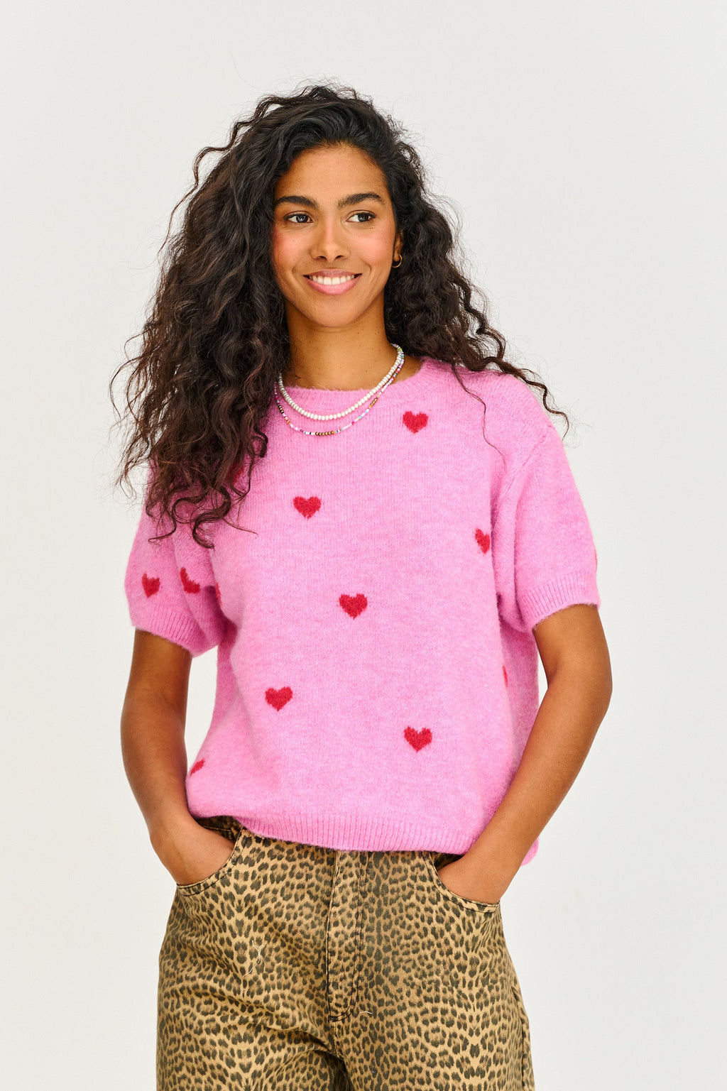 Sweter z krótkim rękawem Heartbeat
